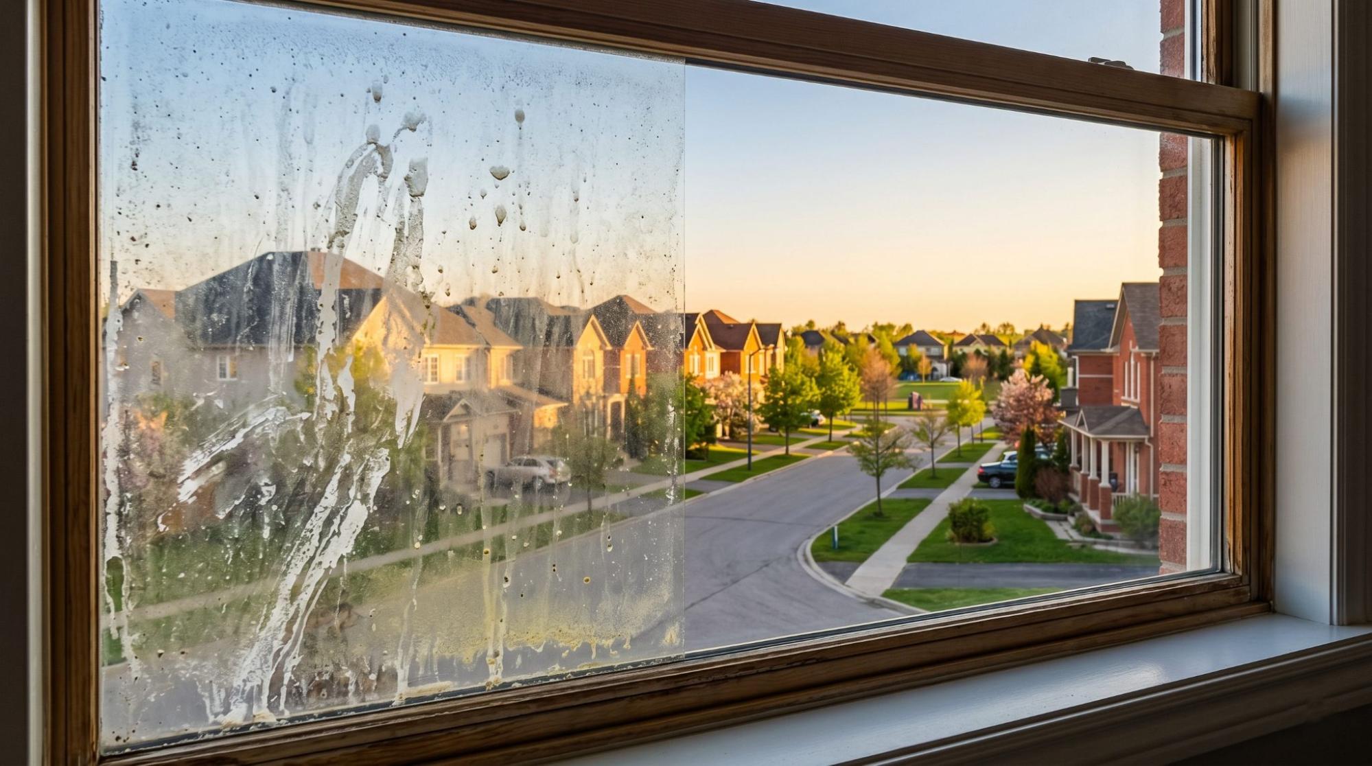 what causes dirty windows