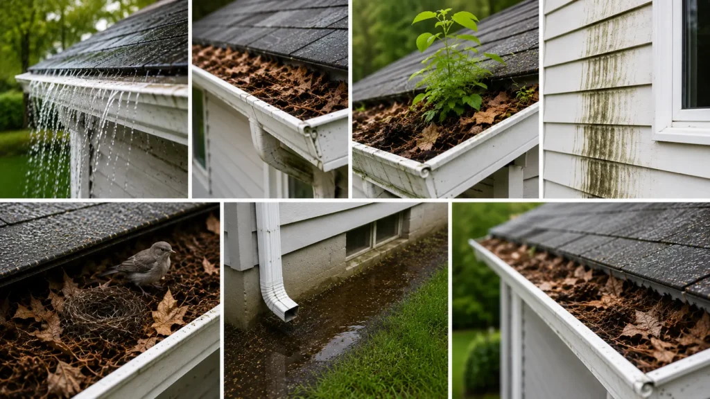 7 Signs Your Gutters Need Immediate Cleaning