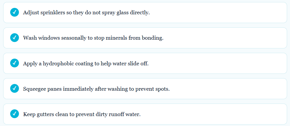 Tips for Preventing Hard Water Spots
