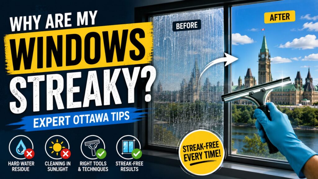 why are my windows streaky