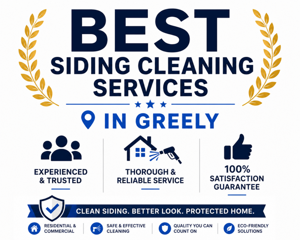 Best Siding cleaning in services greely